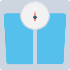 
Weight Scale Flat Vector Icon

