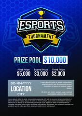esport poster match template vector  illustration © vektor junkie