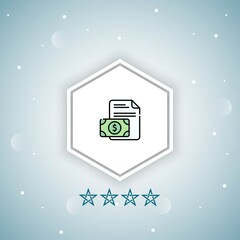     contract vector icon modern