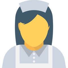 Nurse Flat Vector Icon