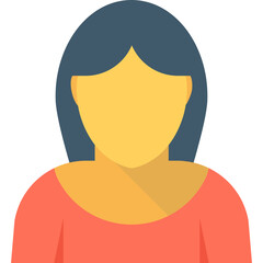 
Receptionist Flat Vector Icon
