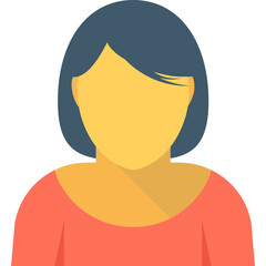 
Receptionist Flat Vector Icon
