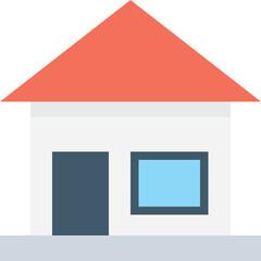 
Villa Flat Vector Icon

