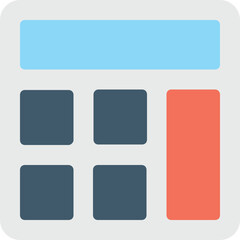 
Calculator Flat Vector Icon
