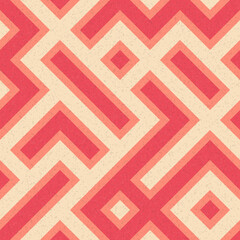 Abstract Geometric Pattern generative computational art illustration