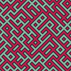 Abstract Geometric Pattern generative computational art illustration