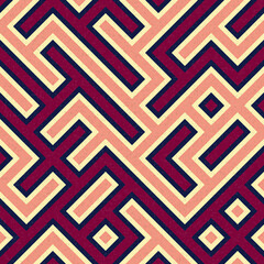 Abstract Geometric Pattern generative computational art illustration