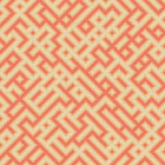 Abstract Geometric Pattern generative computational art illustration