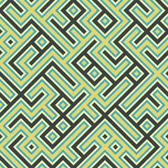 Abstract Geometric Pattern generative computational art illustration