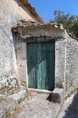 old door in a wall