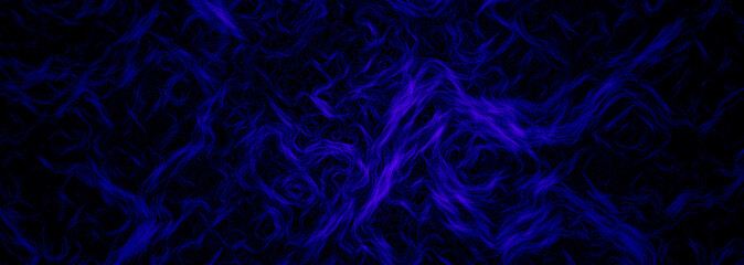 creative canvas. abstract fleecy surface. many colored fibers. colorful puffs of smoke.fibrous blue background. dark texture