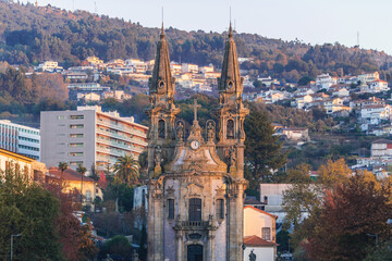 Naklejka premium Our Lady of Consolation Church in Guimaraes city, Norte region of Portugal