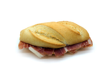 Iberian Ham sandwich on small Bread