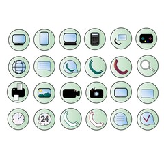 set of icons for web and applications
