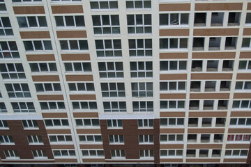 new house with part of inserted windows