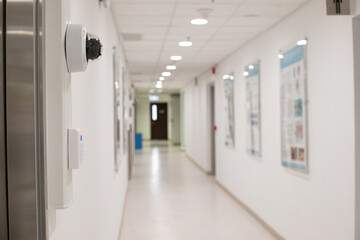 Security surveillance system (camera and digital smart door lock) at the entrance to a modern...