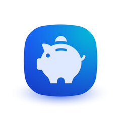 Piggy Bank - Button