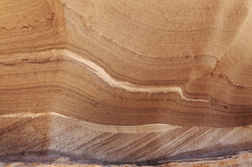 Gran Canaria, amazing sand stone erosion figures in ravines on Punta de las Arenas cape on the western part of the island, also called Playa de Artenara
