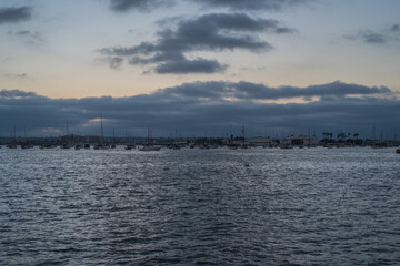 Sea view, San Diego harbour, California, USA