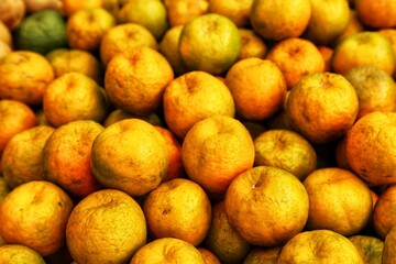 tangerines on the market in India