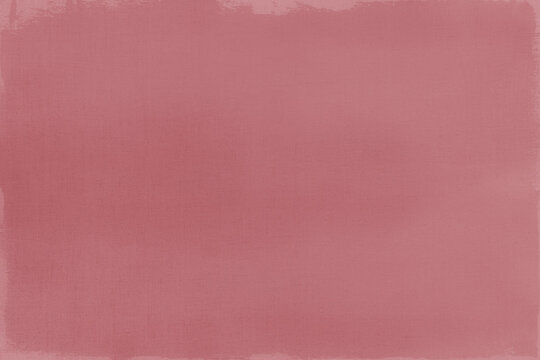 Deep Red Paint On A Canvas Textured Background