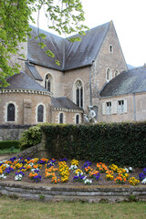 saint-pierre abbey in solesmes in france