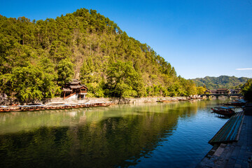  Beautiful scenery of Fenghuang ancient town