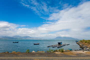 Obraz premium Vietnam ocean road from Phan Rang to Cam Ranh