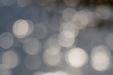 Blue bokeh