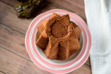 Delicious Pandoro dessert - traditional Italian sweet bread popular around Christmas and New Year