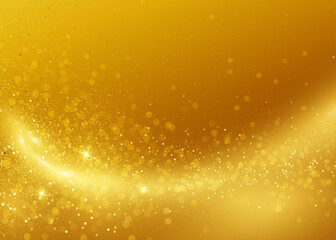 Fototapeta na wymiar Holiday Abstract shiny color gold design element