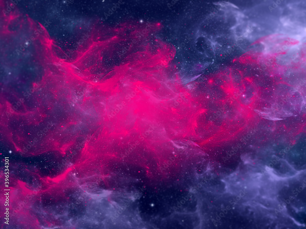 Canvas Prints nebula and stars in night sky. space background.