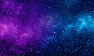 Fototapety  Nebula and stars in night sky. Space background.