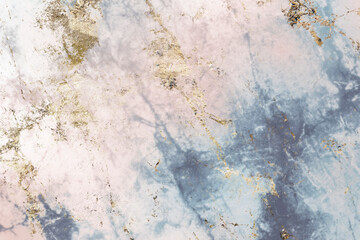 Pink and blue marble textured background