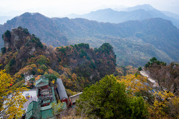 inding Peak, Wudangshan Hubei China Golden Palace in Wudang Mountains world heritage temple of DaoJiao