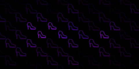 Dark pink vector texture with women's rights symbols.