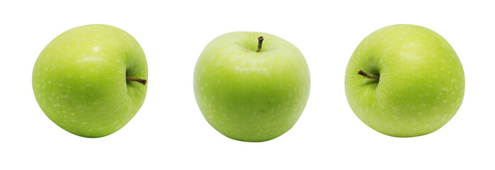 Apples on white. This file is cleaned, retouched and contains clipping path.