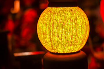 yellow lamp