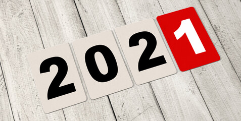 Happy New Year Background. Start in 2021