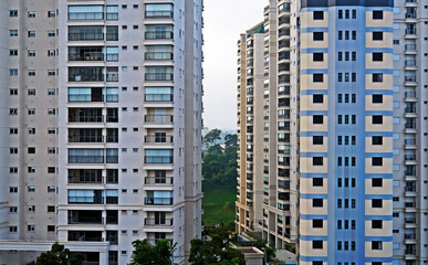 Buildings in residential neighborhood, Santo Andre, Sao Paulo