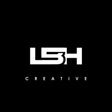 LBH Letter Initial Logo Design Template Vector Illustration