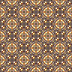 Geometric seamless pattern, abstract colorful background, fashion print small shapes, vector texture for textile, fabric, decoration.