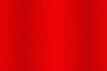 Pop art colorful comics book magazine cover. Polka dots red and black background. Cartoon funny retro pattern. Vector halftone illustration. 90-s style. Template design for poster, card, flyer.