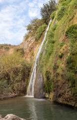 Ayun waterfall  flows from a crevice in the mountain and is located in the continuation of the rapid, shallow, cold mountain Ayun river in the Galilee in northern Israel