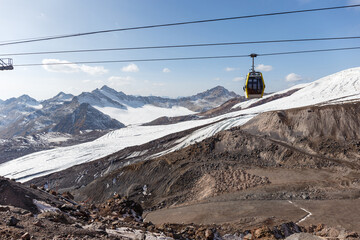 cable car in the Elbrus mountains