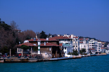 Obraz premium Istinye bay and marina in Istanbul,Turkey