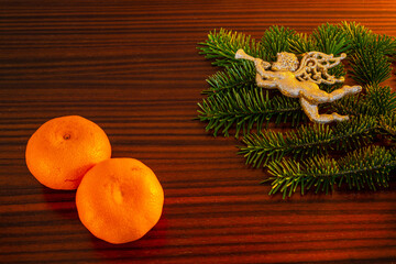 Christmas and tangerines
