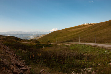 beautiful views of mountains and roads