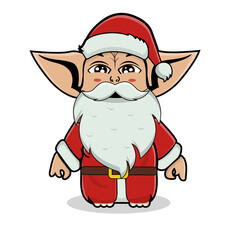 Monster Santa Cartoon Kids