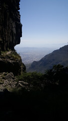 View over Cape Town from the Table Mountain